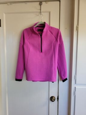 Under Armour Coldgear Pink Half-Zip Sweatshirt